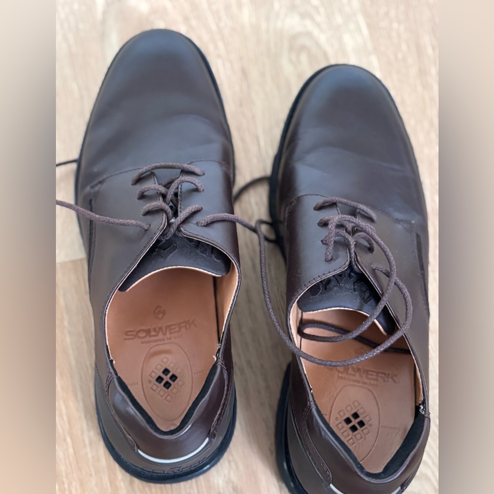 Solwerk Derby Plain Toe Men’s shoes. size 9.5